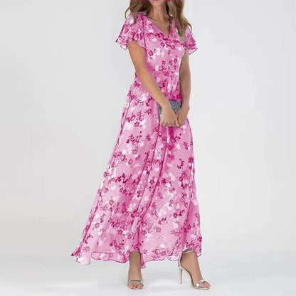 La Scintilla | Vestido Largo Floral Élina" can be rewritten as "La Scintilla | Élina Vestido Largo con Estampado Floral.
