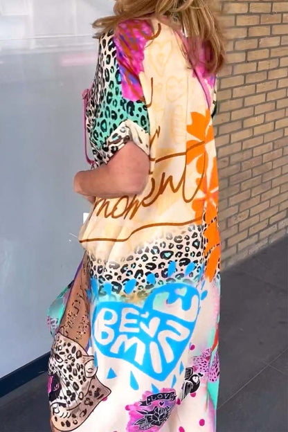 Eri™ | Vestido Casual con Diseño de Leopardo