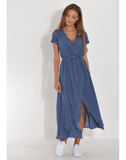 Talia™ | Elegante vestido floral con escote en V