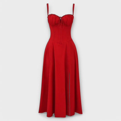 Mia™ | Vestido Midi con Diseño de Corsé