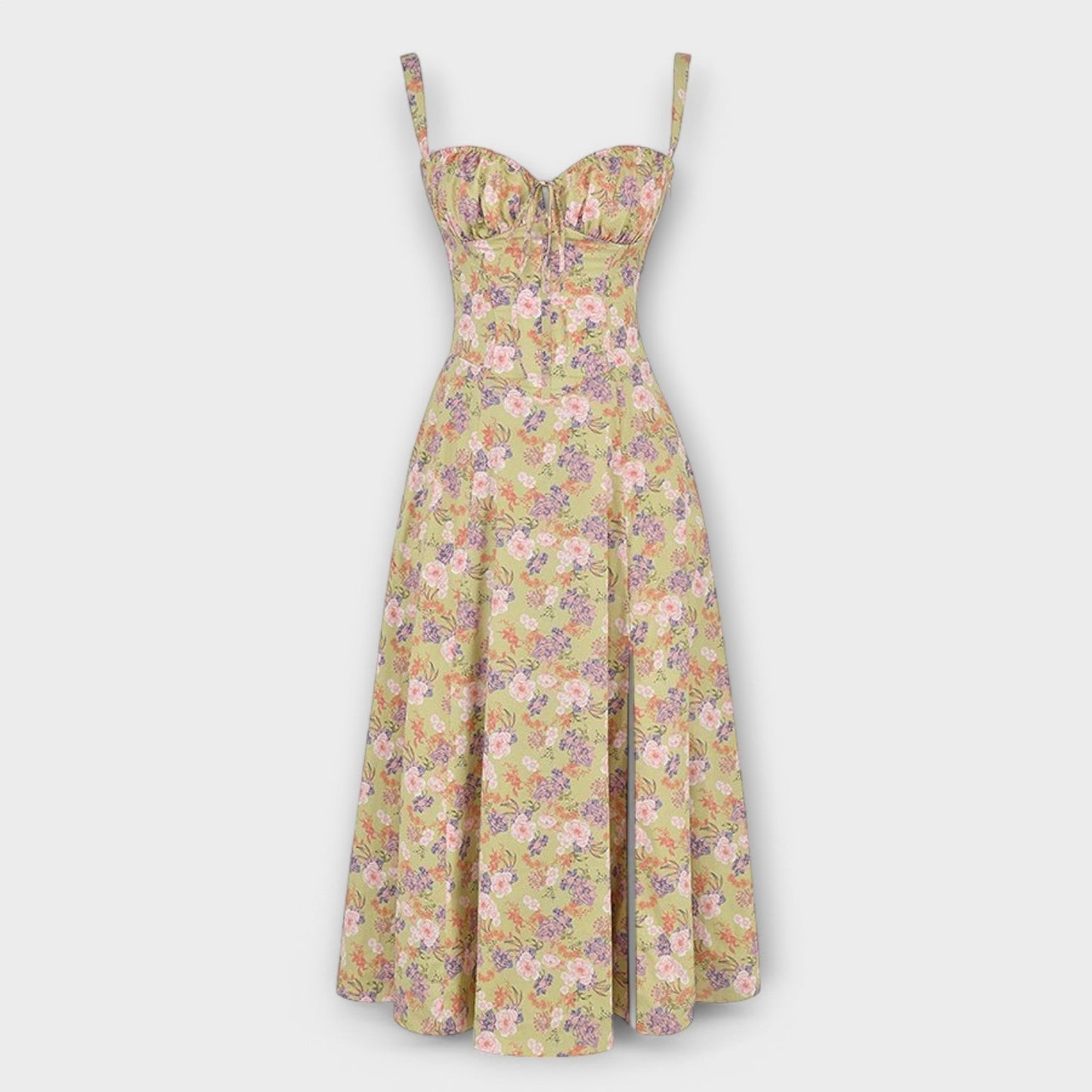 Mia™ | Vestido Midi con Diseño de Corsé