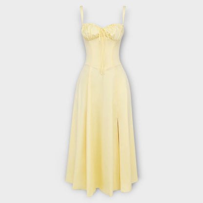 Mia™ | Vestido Midi con Diseño de Corsé