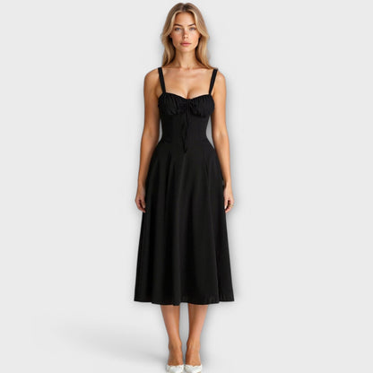 Mia™ | Vestido Midi con Diseño de Corsé