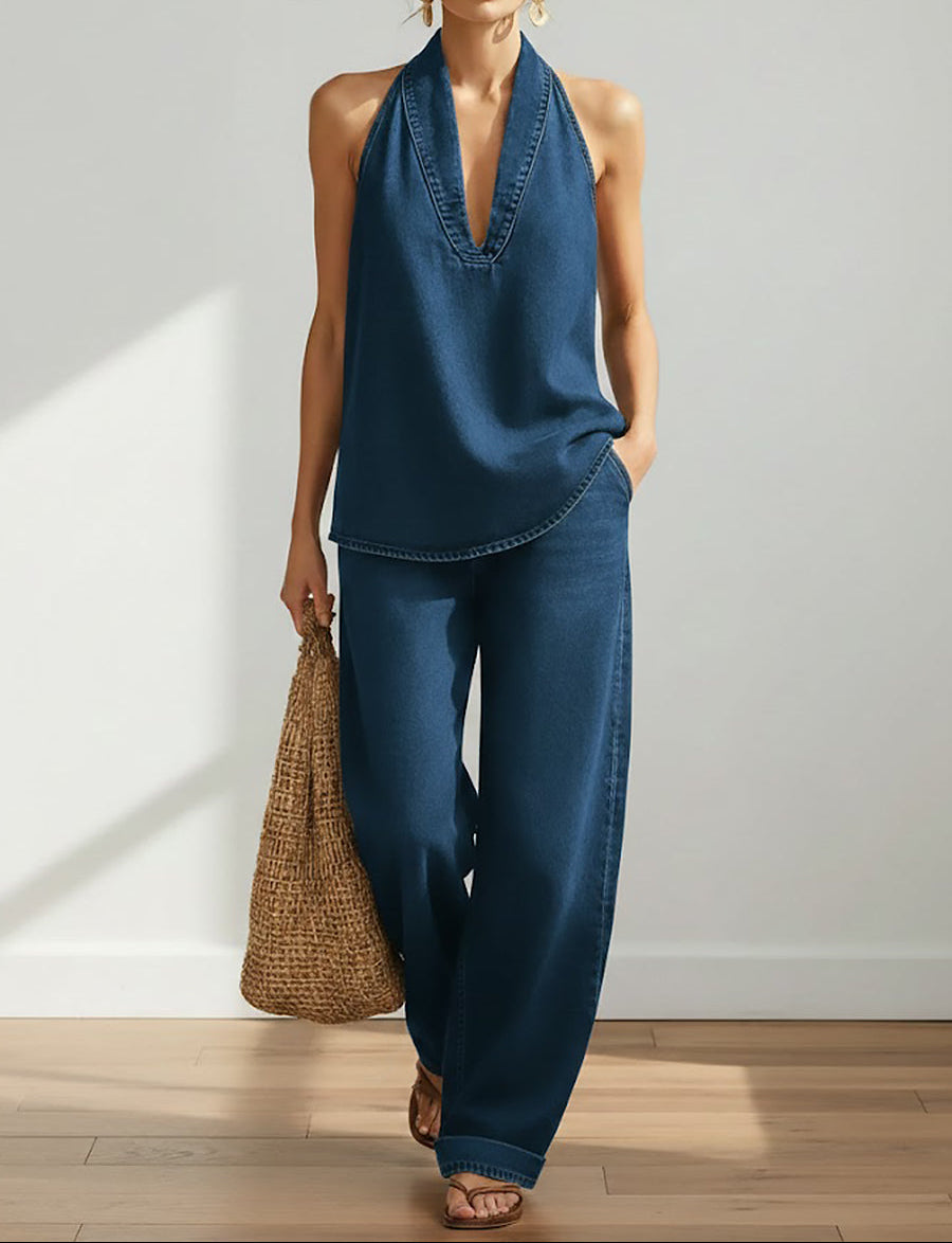 Livi | Conjunto Denim Vintage
