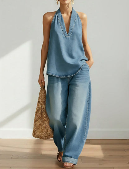 Livi | Conjunto Denim Vintage