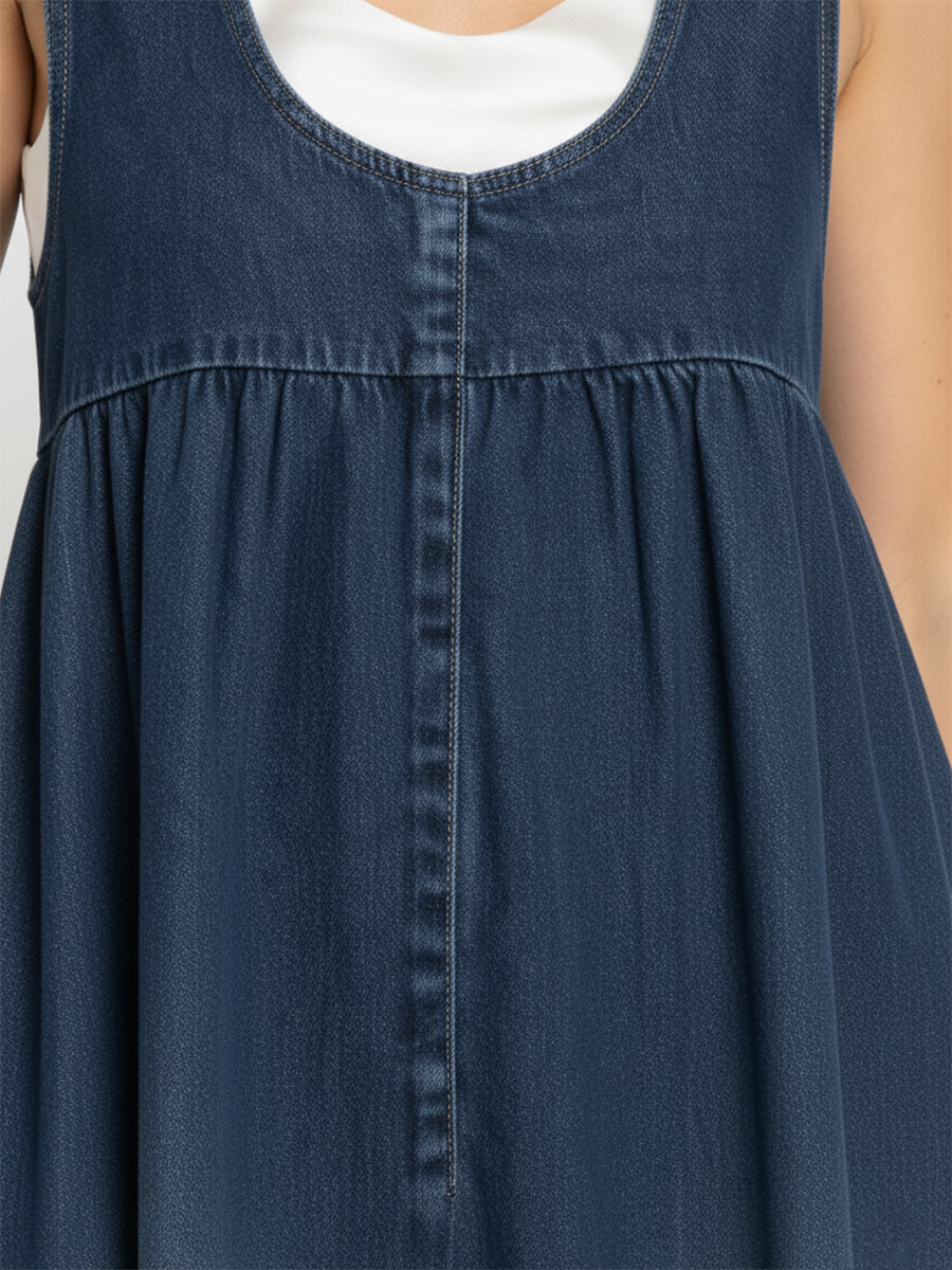 Karen | Vestido Largo de Denim
