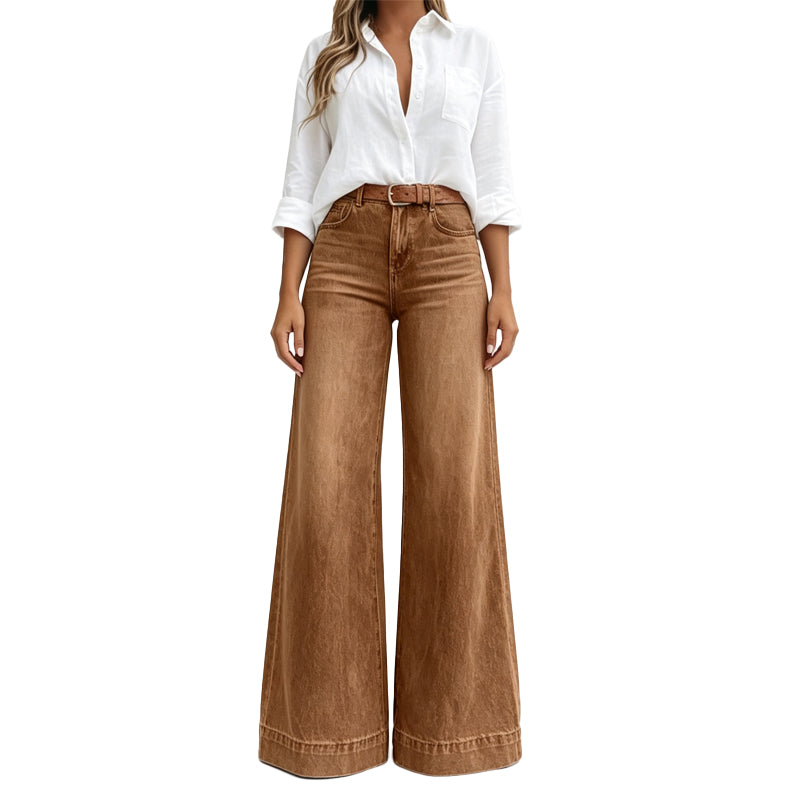 Lucia | Jeans Casual De Pierna Ancha Estilo Vintage