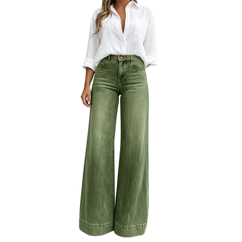 Lucia | Jeans Casual De Pierna Ancha Estilo Vintage