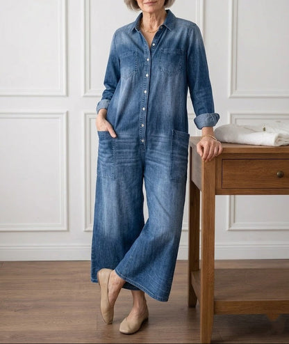 Diana | Mono denim con botones