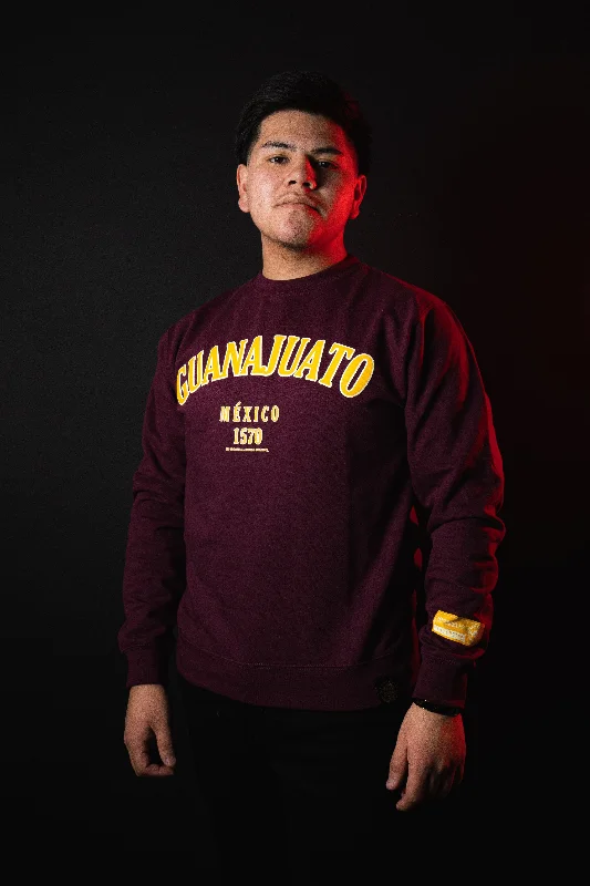 GUANAJUATO UNIVERSITY MAROON SWEATSHIRT