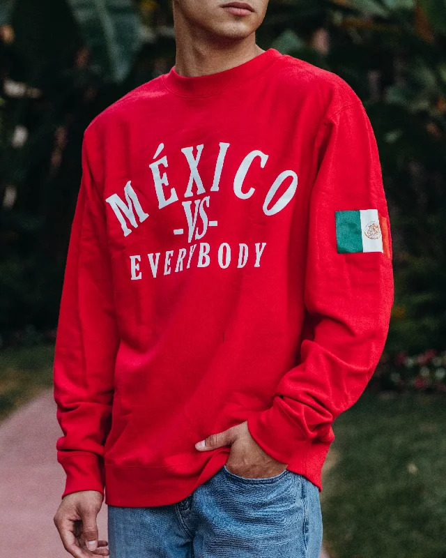 MÉXICO VS EVERYBODY RED SWEATSHIRT