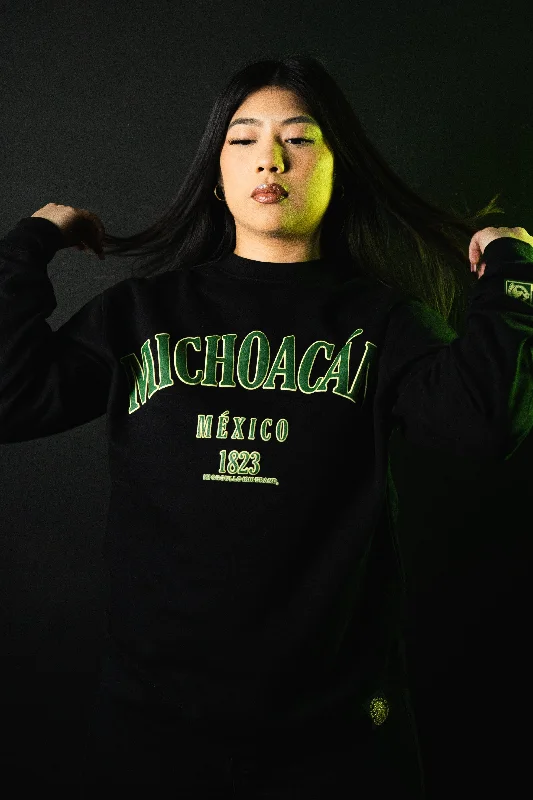 MICHOACÁN UNIVERSITY BLK SWEATSHIRT