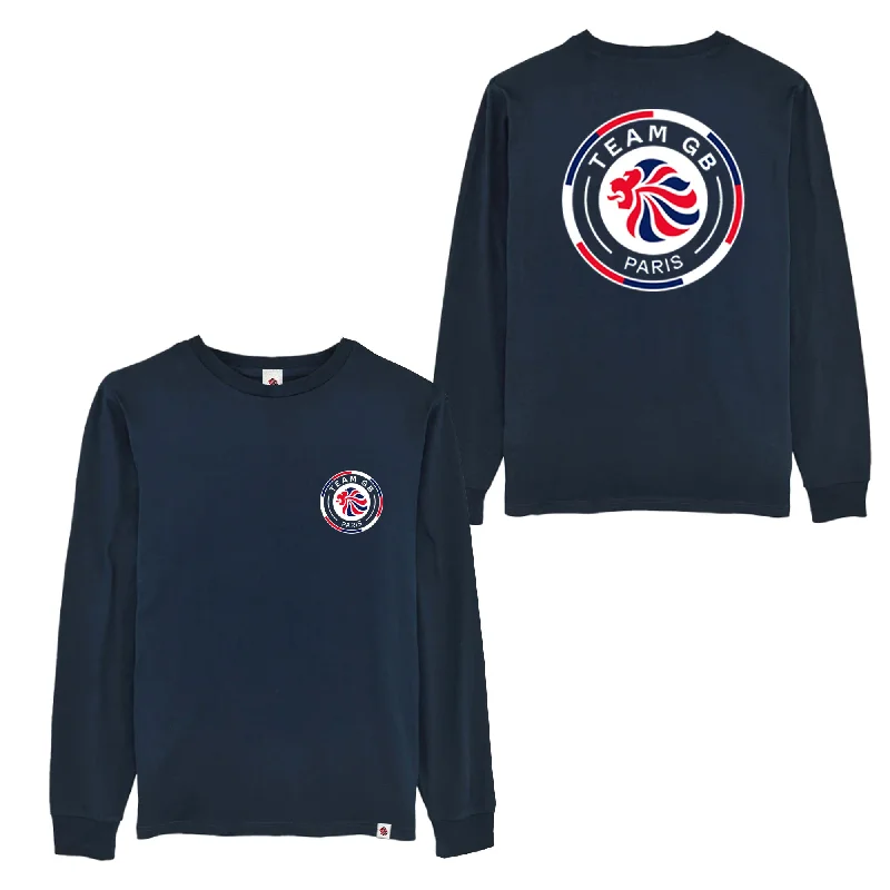 Team GB Cirque Long Sleeve T-Shirt Navy