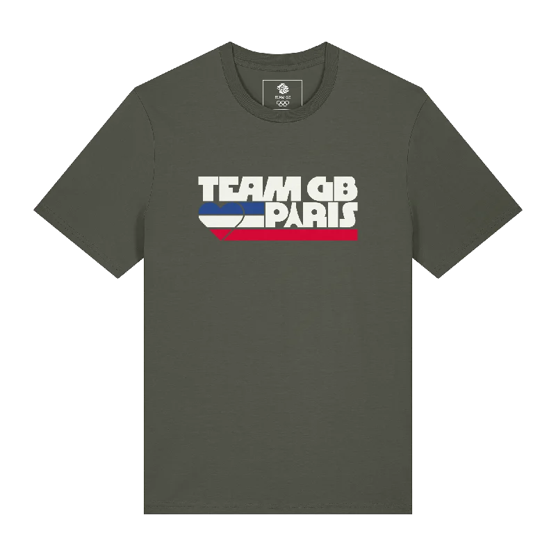 Team GB Elancourt T-shirt Khaki