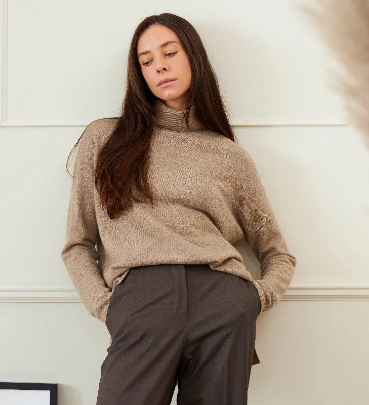 The Oversized Cashmere Turtleneck Sweater