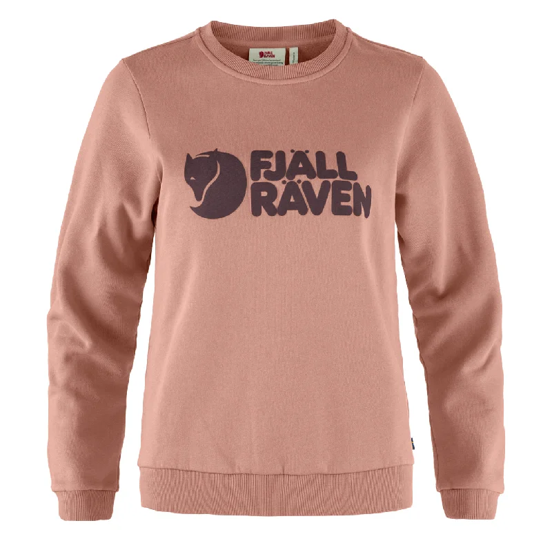 Fjallraven Womens Logo Sweater Dusty Rose / Port