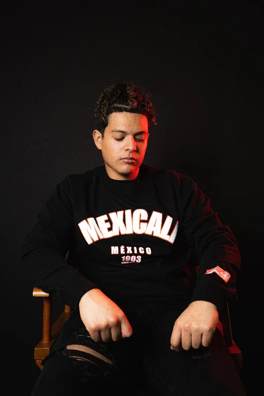 MEXICALI UNIVERSITY BLK SWEATSHIRT