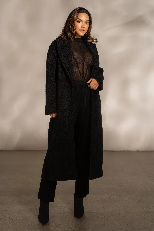 Black Dion Oversized Coat