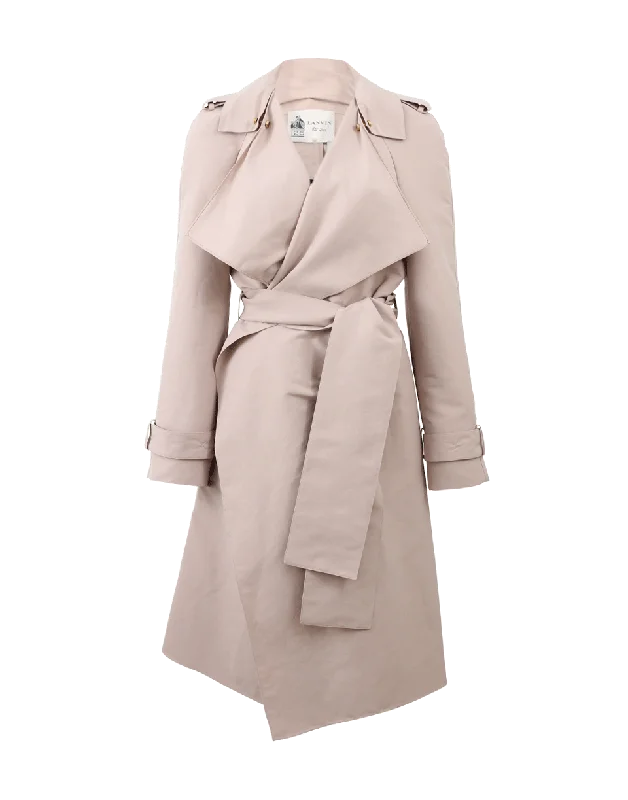 Silk Taffeta Trench