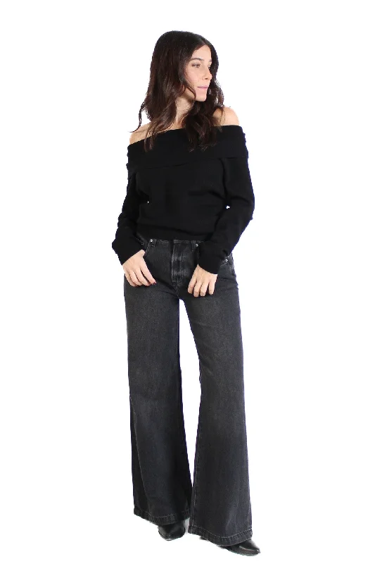 Dark Jadyn Palazzo Jeans