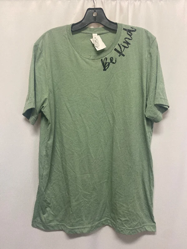 Top Short Sleeve By Canvasback In Green, Size: L