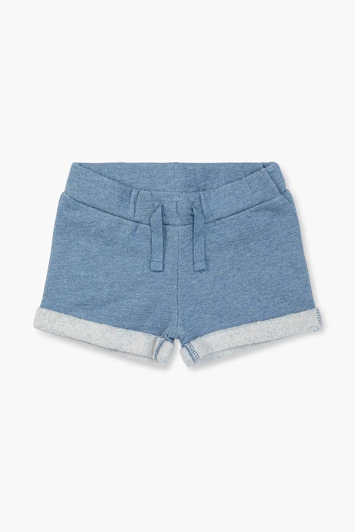 SALE - BASIC Sweatshorts_Light Blue Heather