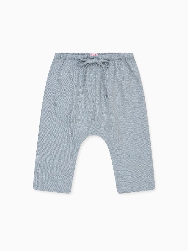 Dusty Blue Alex Baby Trousers