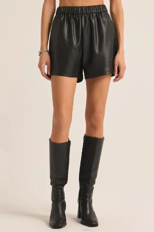 Tia Faux Leather Short