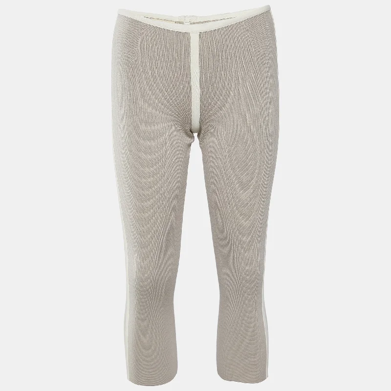 Marni Beige Cotton Knit Capri Pant