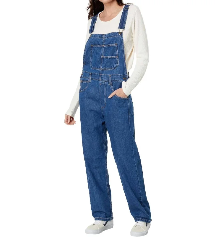 Ziggy Overalls In Sapphire Blue